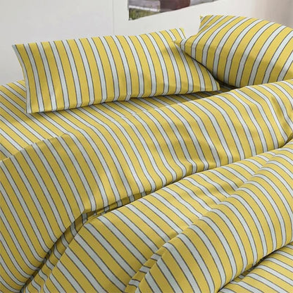 Modern Two-Tone Stripe Bedding Set - image 4