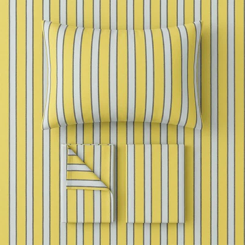 Modern Two-Tone Stripe Bedding Set - image 1