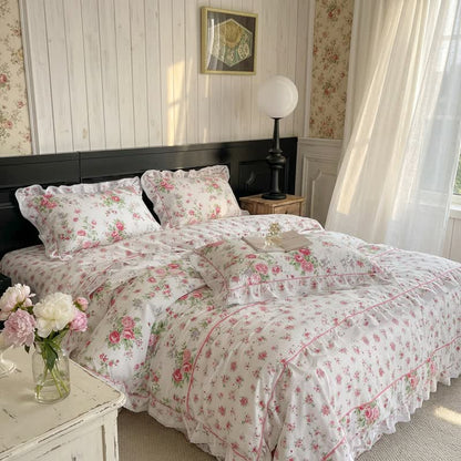 Romantic Rose Ruffle Bedding Set - image 2
