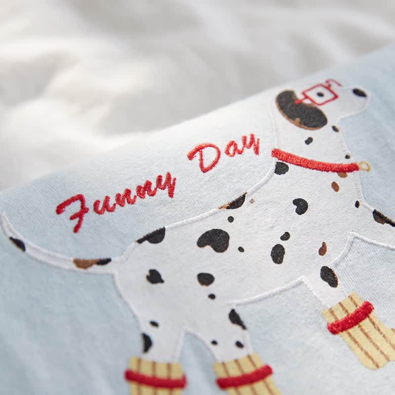 Cute Dog Graphic Cotton Loungewear Set - image 5