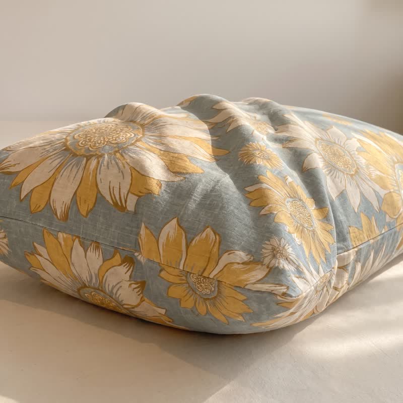 Sunflower Garden Cotton Gauze Bedspread - image 8