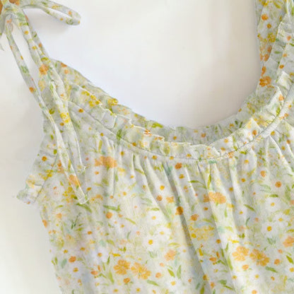 Ditsy Floral Tie Strap Cami Loungewear Set - image 8