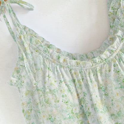 Rose Floral Spaghetti Strap Loungewear - image 4