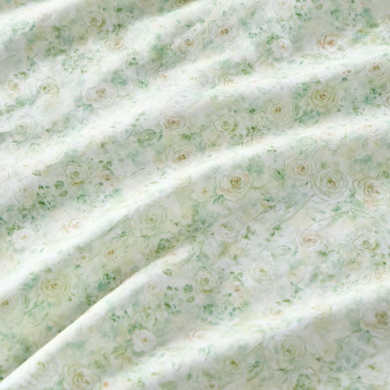 Rose Floral Spaghetti Strap Loungewear - image 5