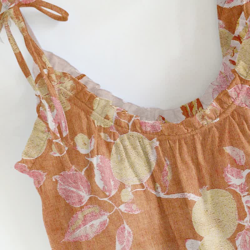 Blush Floral Spaghetti Strap Loungewear - image 5