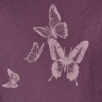 Butterfly Cotton Double Gauze Kimono Robe - image 6