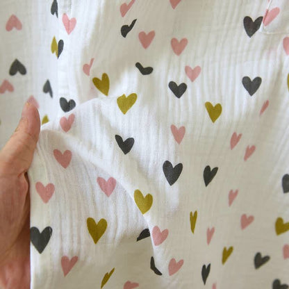 Cotton Double-Layer Muslin Kimono Nightgown - image 6