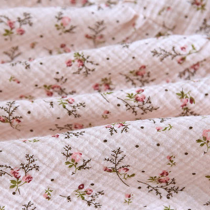Dainty Floral Ruffle Collar Cotton Muslin Nightgown - image 9