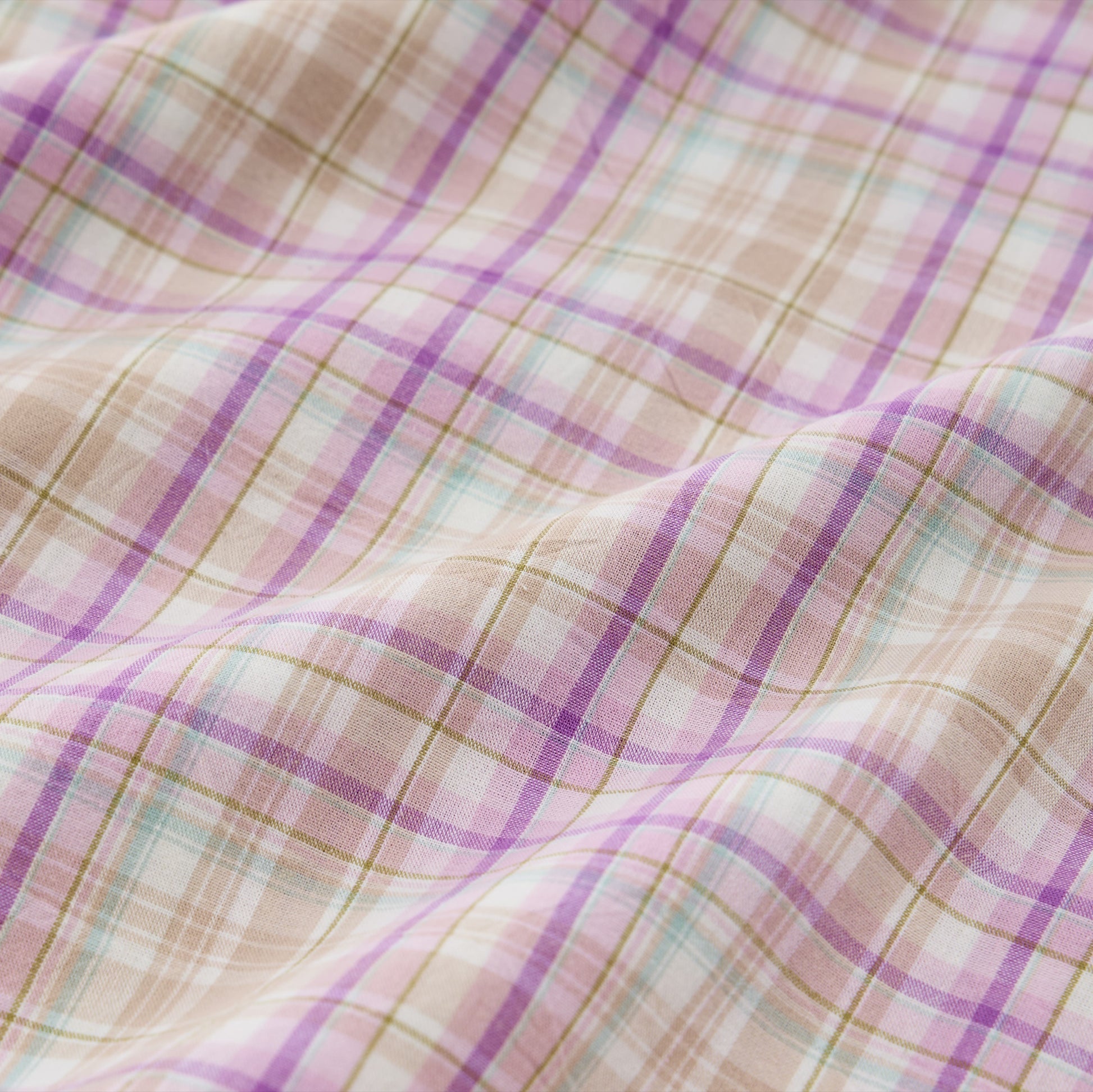 Soft Purple Plaid Twin XL Dorm Bedding Set - image 6