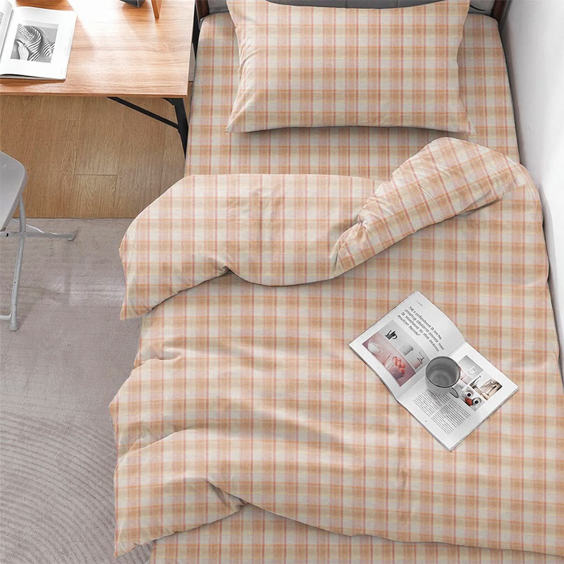 Pastel Gingham Twin XL Bedding Set - image 13