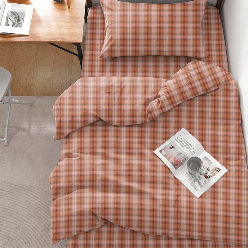 Cottage Plaid Twin XL Dorm Bedding Set - image 1