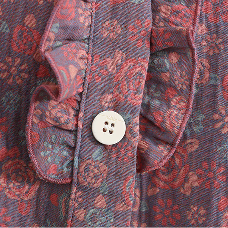 Plus Size Ruffle Trim Cropped Capri Loungewear Set - image 13
