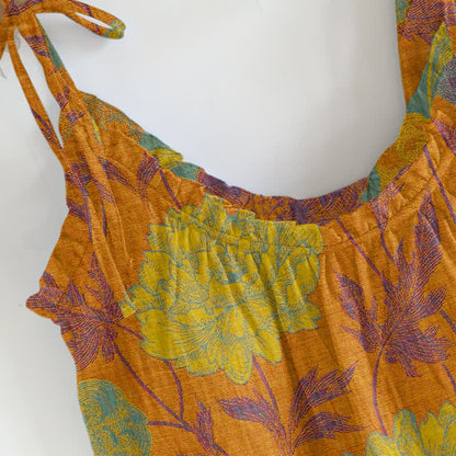 Retro Peony Cotton Cami Loungewear Set - image 3