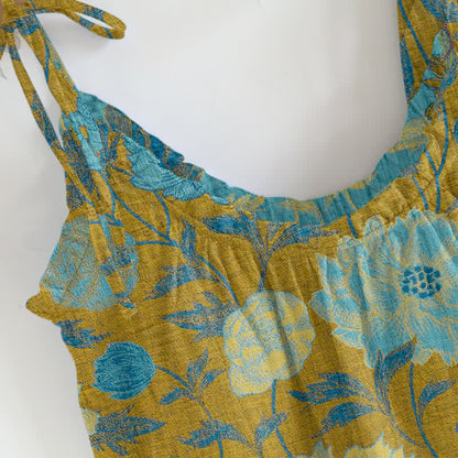 Retro Peony Cotton Cami Loungewear Set - image 14