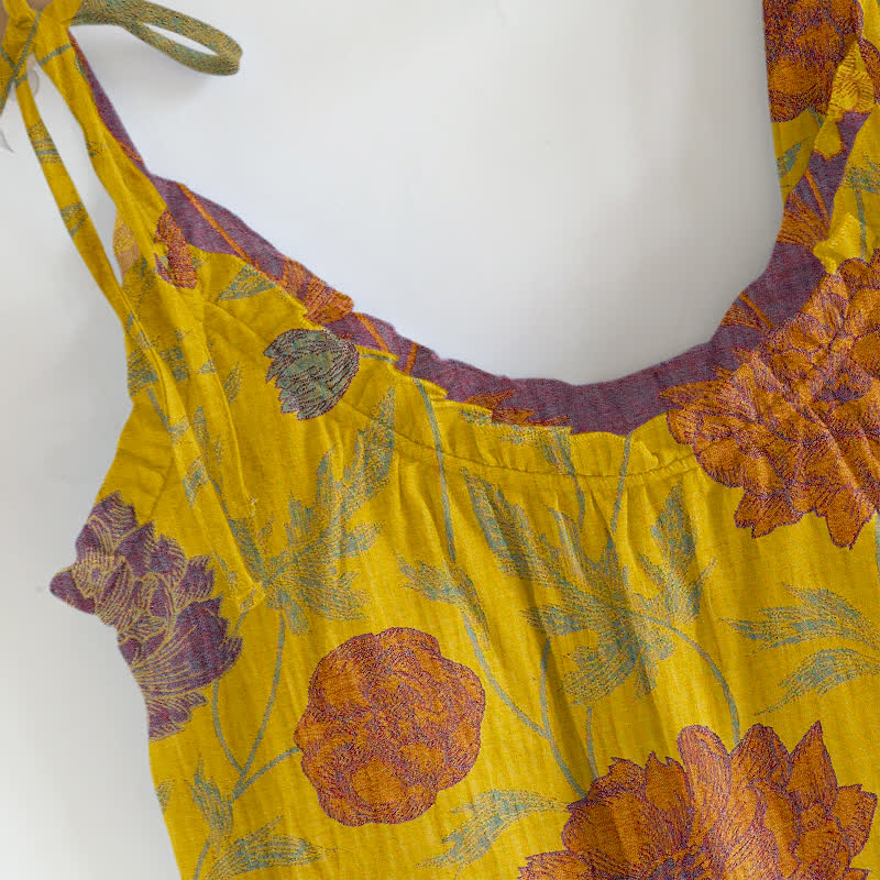 Retro Peony Cotton Cami Loungewear Set - image 10