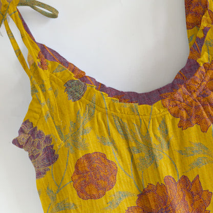 Retro Peony Cotton Cami Loungewear Set - image 10