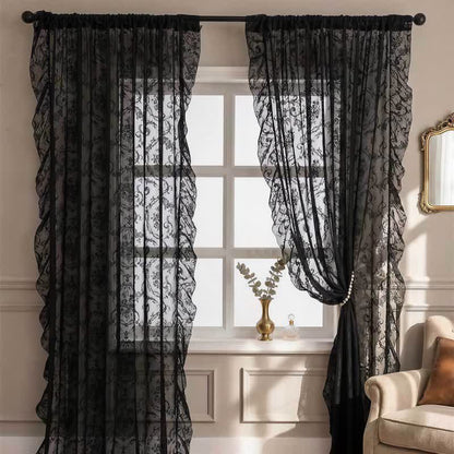 Ruffled Border Light Filtering Window Drape - image 15