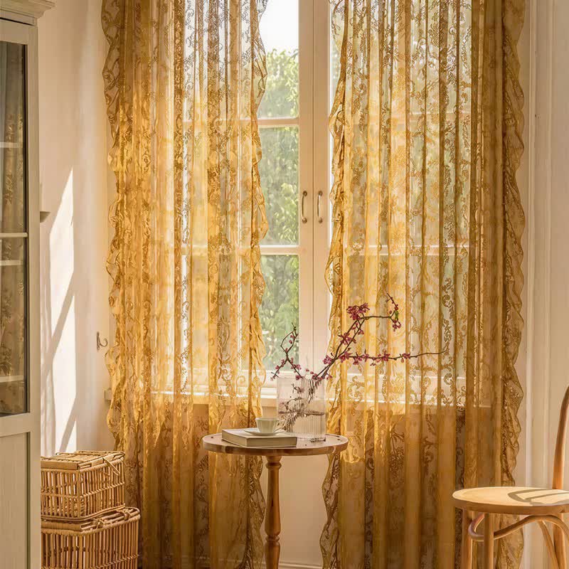 Ruffled Border Light Filtering Window Drape - image 2