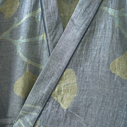 Ginkgo Leaf Organic Cotton Kimono Loungewear - image 5