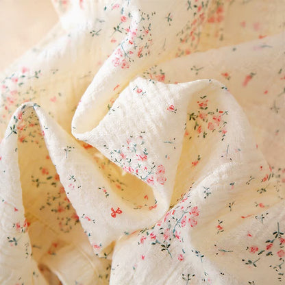Refresh Floral Cotton Gauze Ruffle Loungewear Set - image 5
