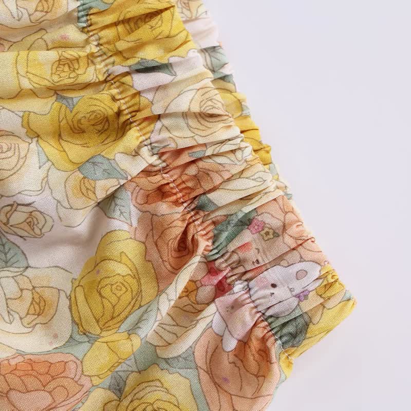 Yellow Rose Cotton 3pcs Loungewear Set - image 6