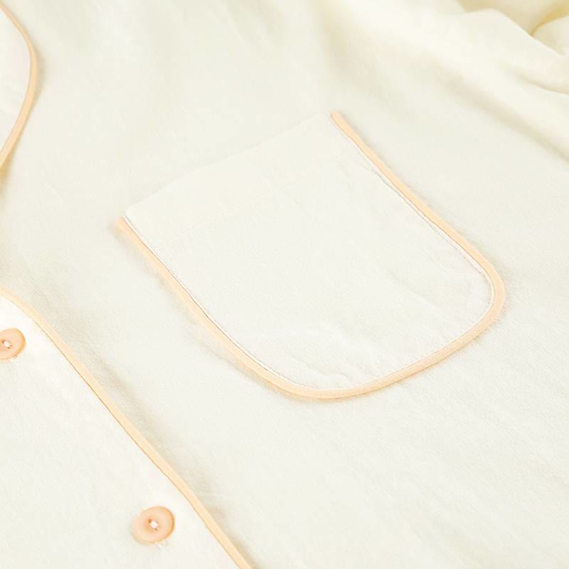 Chic Ruffle Hem Cotton Loungewear Set - image 4