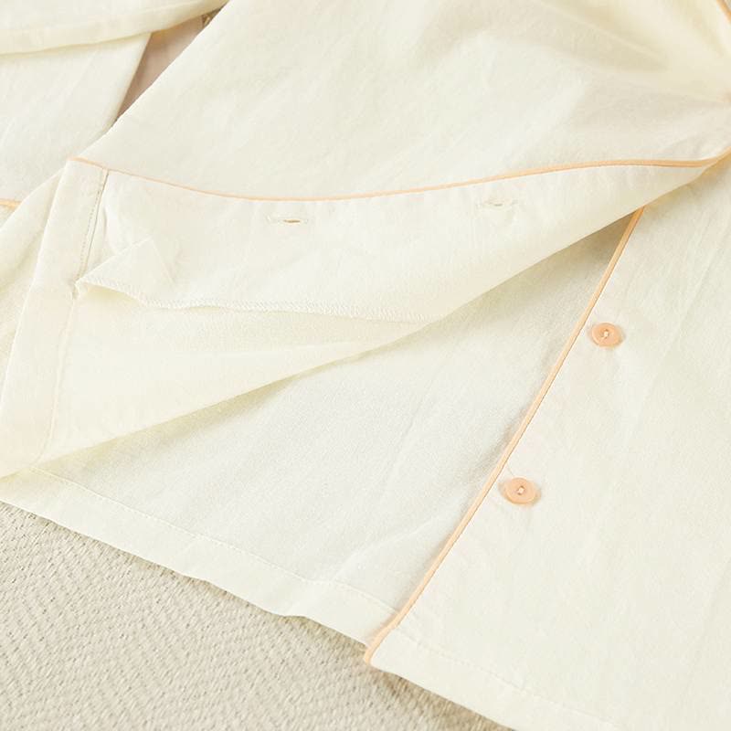 Chic Ruffle Hem Cotton Loungewear Set - image 6