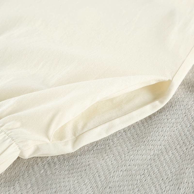 Minimal Cotton Pocketed Long Sleeve Pajama Set - image 13