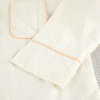 Minimal Cotton Pocketed Long Sleeve Pajama Set - image 7
