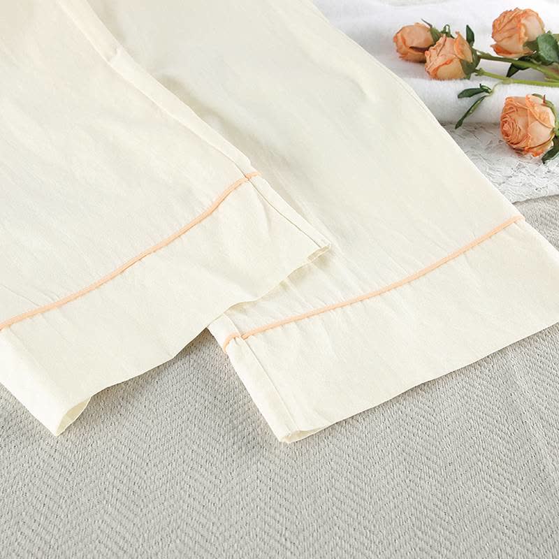 Minimal Cotton Pocketed Long Sleeve Pajama Set - image 8
