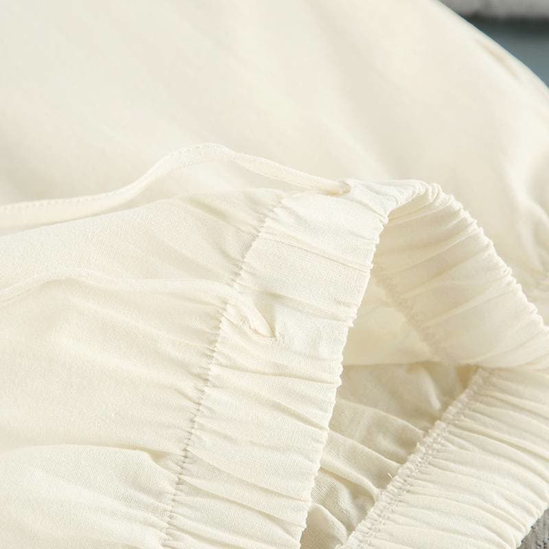 Minimal Cotton Pocketed Long Sleeve Pajama Set - image 11