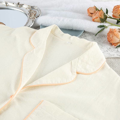 Minimal Cotton Pocketed Long Sleeve Pajama Set - image 4