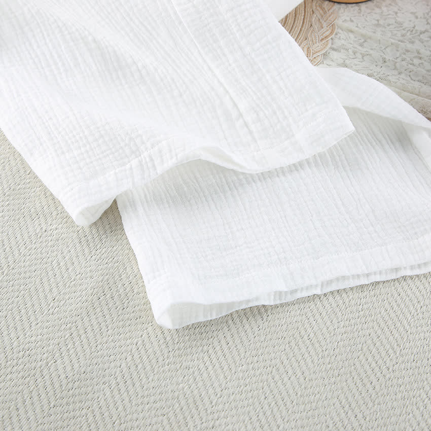Casual Cotton Bow Front Lounge Set - image 11
