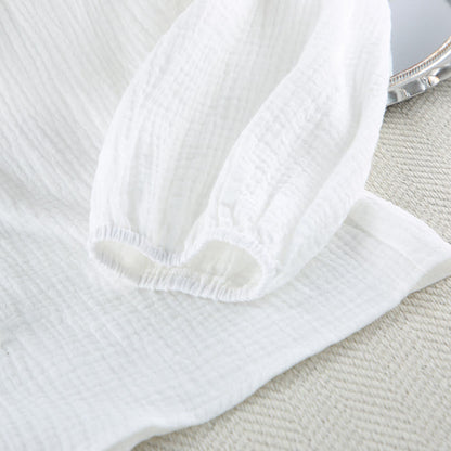 Casual Cotton Bow Front Lounge Set - image 7