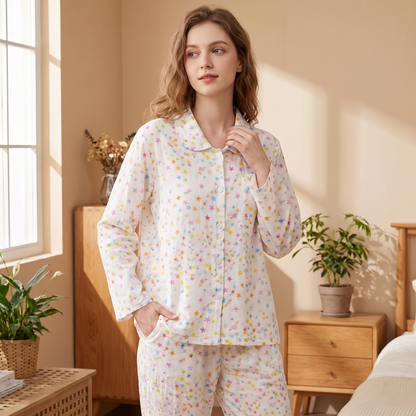 Sweet Star Cotton Long Sleeve Pajama Set - image 0