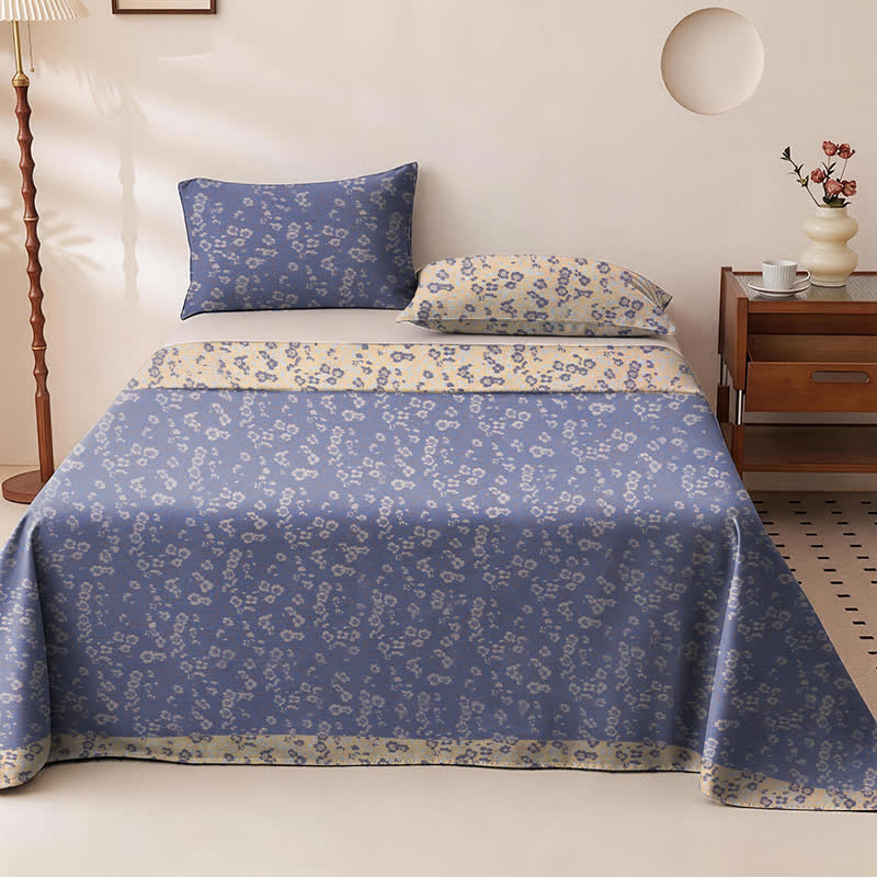 Reversible Ditsy Floral Cotton Bedspread - image 5