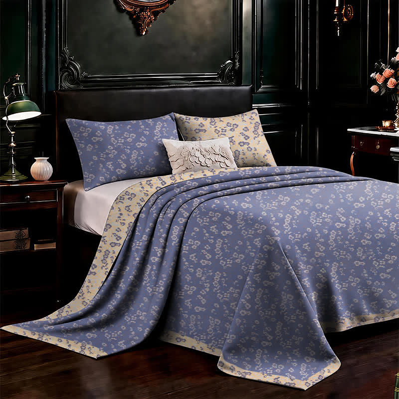 Reversible Ditsy Floral Cotton Bedspread - image 6
