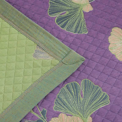 Artistic Ginkgo Leaf Cotton Gauze Blanket - image 6