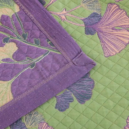 Artistic Ginkgo Leaf Cotton Gauze Quilt - image 20