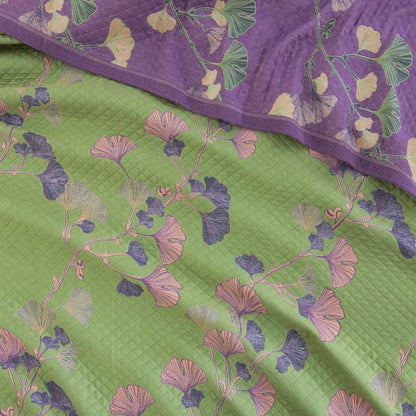 Artistic Ginkgo Leaf Cotton Gauze Blanket - image 13