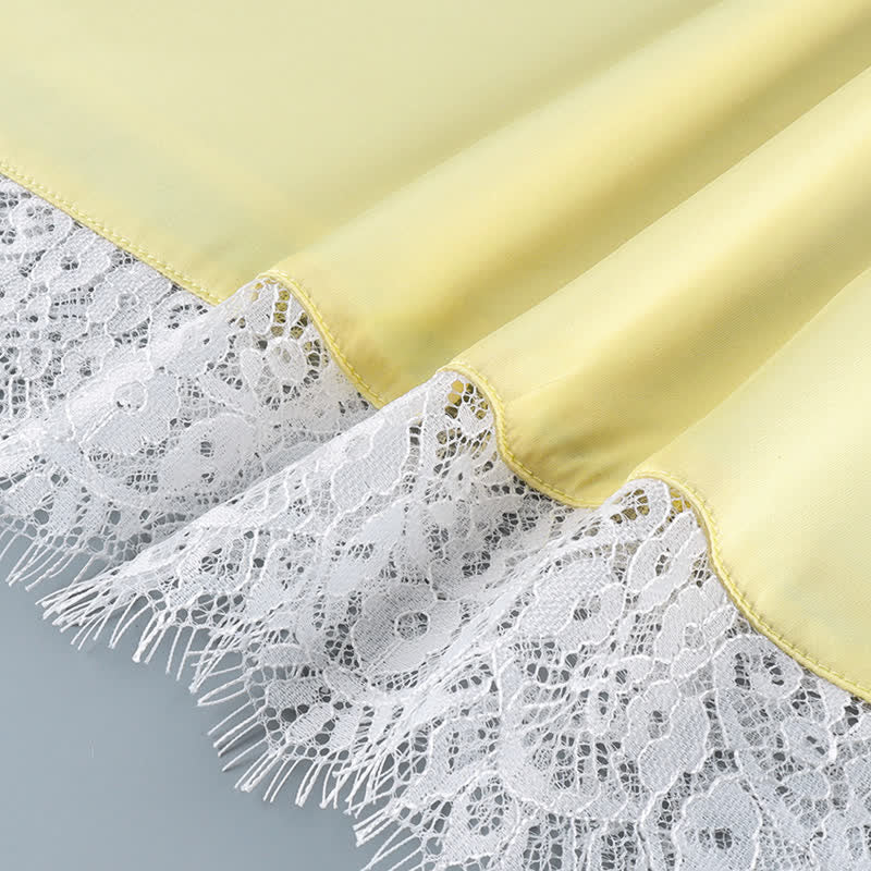 Elegant Lace Trim Cami Lounge Set - image 6