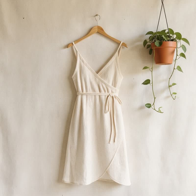 Solid Sleeveless Lounge Dress - image 2