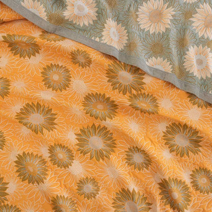 Retro Sunflower Cotton Gauze Blanket - image 17