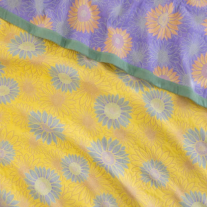 Retro Sunflower Cotton Gauze Blanket - image 17