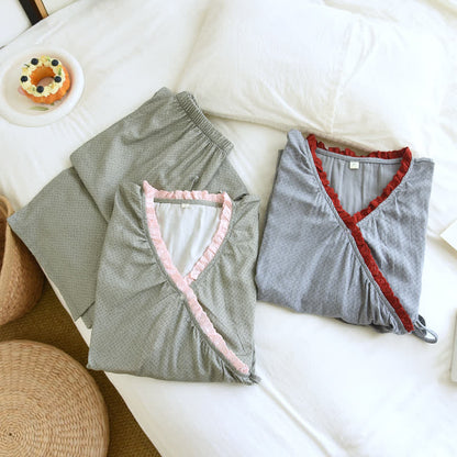 Sweet Side Tie Cotton Loungewear Set - image 6