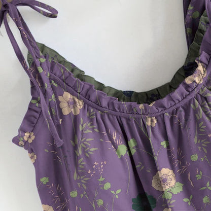 Vintage Floral Cami & Pants Pajama Set - image 5