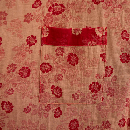 Retro Flower Cotton Gauze Kimono Robe - image 14