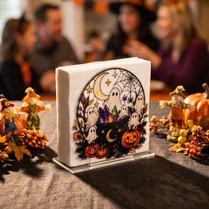 Halloween Cute Ghost Acrylic Napkin Holder - image 1