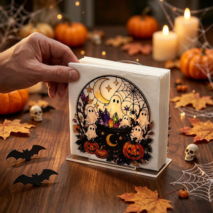 Halloween Cute Ghost Acrylic Napkin Holder - image 0