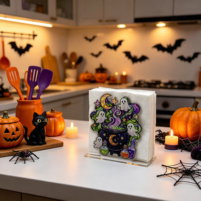 Halloween Cute Ghost Acrylic Napkin Holder - image 6